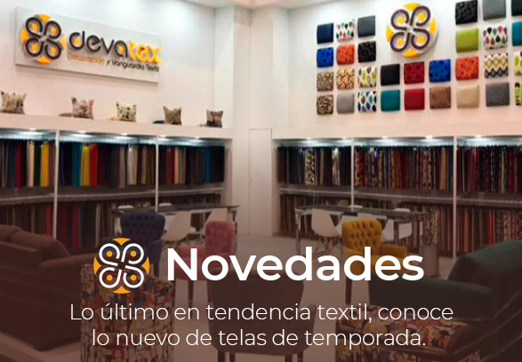 Lo último en tendencia textil, conoce lo nuevo de telas de temporada.